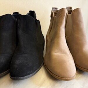 2 Pairs Top Moda Booties